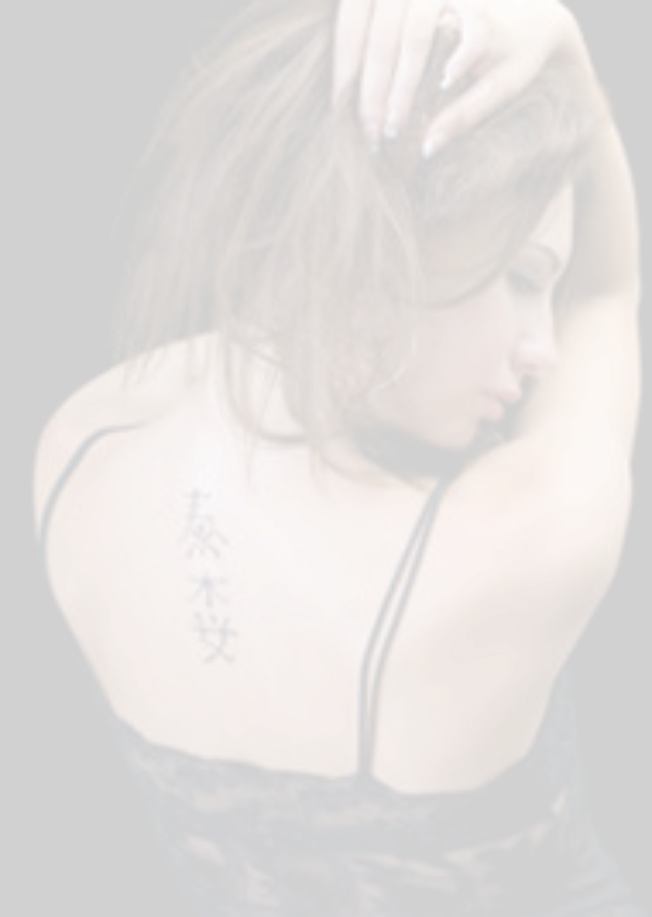 Lady with tattoo